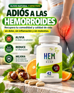 HEM HERO - ALIVIA EL ARDOR, EL DOLOR Y LA HINCAZÓN - imagen 1